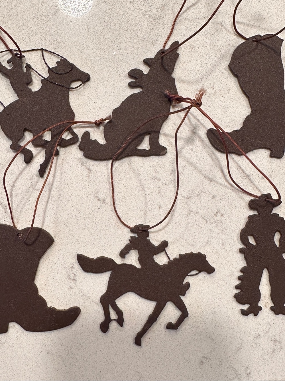 Iron Western Inspired Ornaments - 6